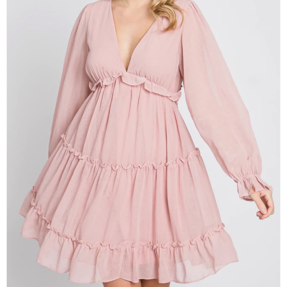Pinkblush - Pink Spring Ruffle Dress
